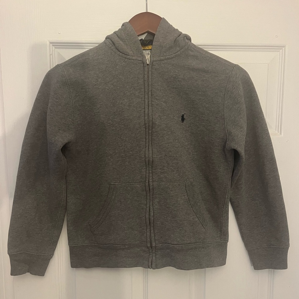Ralph Lauren Kids’ Hoodie - Gray (Size 10-12)